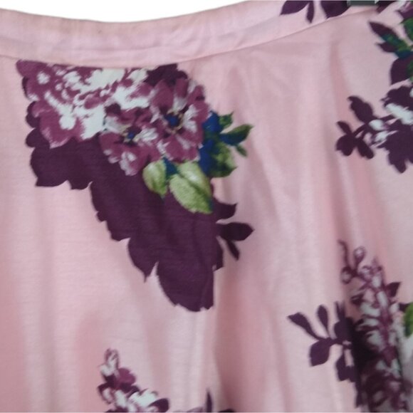 Jodi Kristopher Womens Floral Layered Skirt Size 9 Pink & Purple - Picture 3 of 7